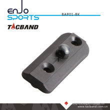 Tacband Tactical Bipod adaptador para Keymod - con Bipod Stud Negro
